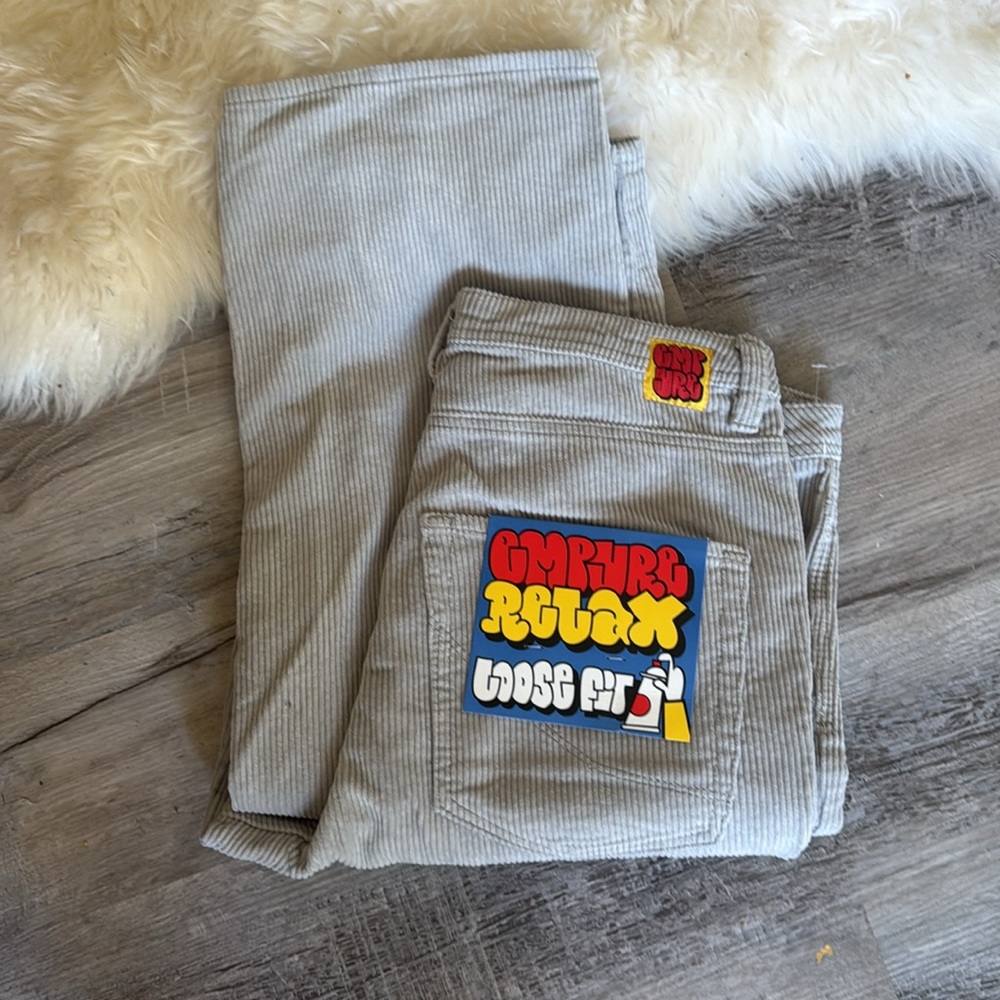LIGHT GREY - NWT Empyre Corduroy pants sz 28 x 30